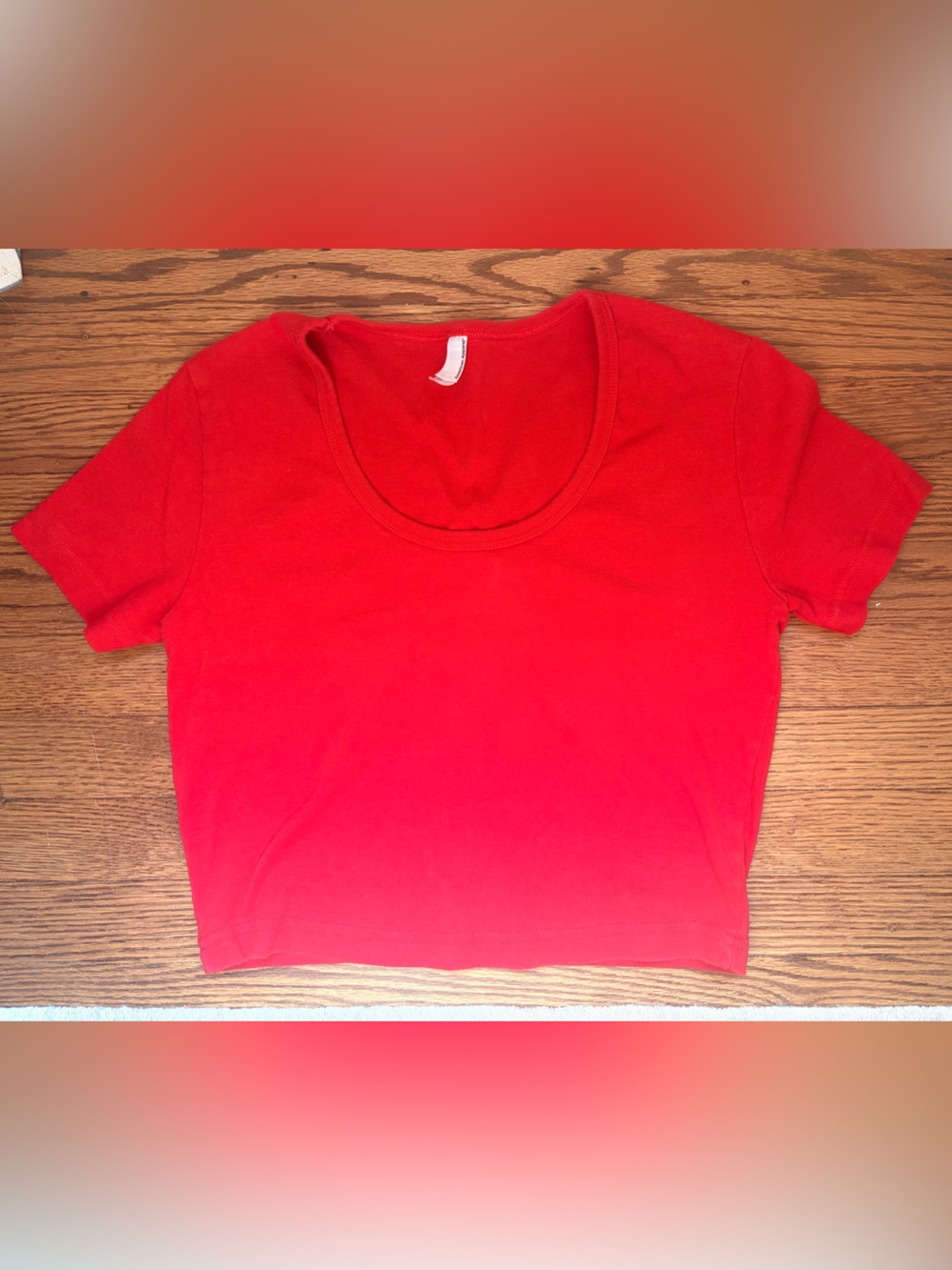 Vintage American Apparel crop top baby tee